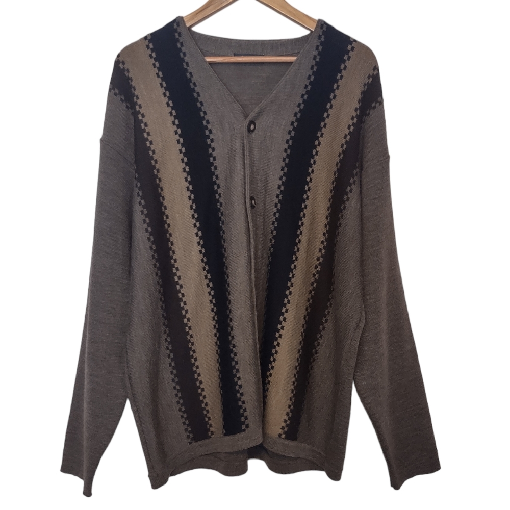 G2000 Wool Blend Cardigan Men's Sweater Size XL